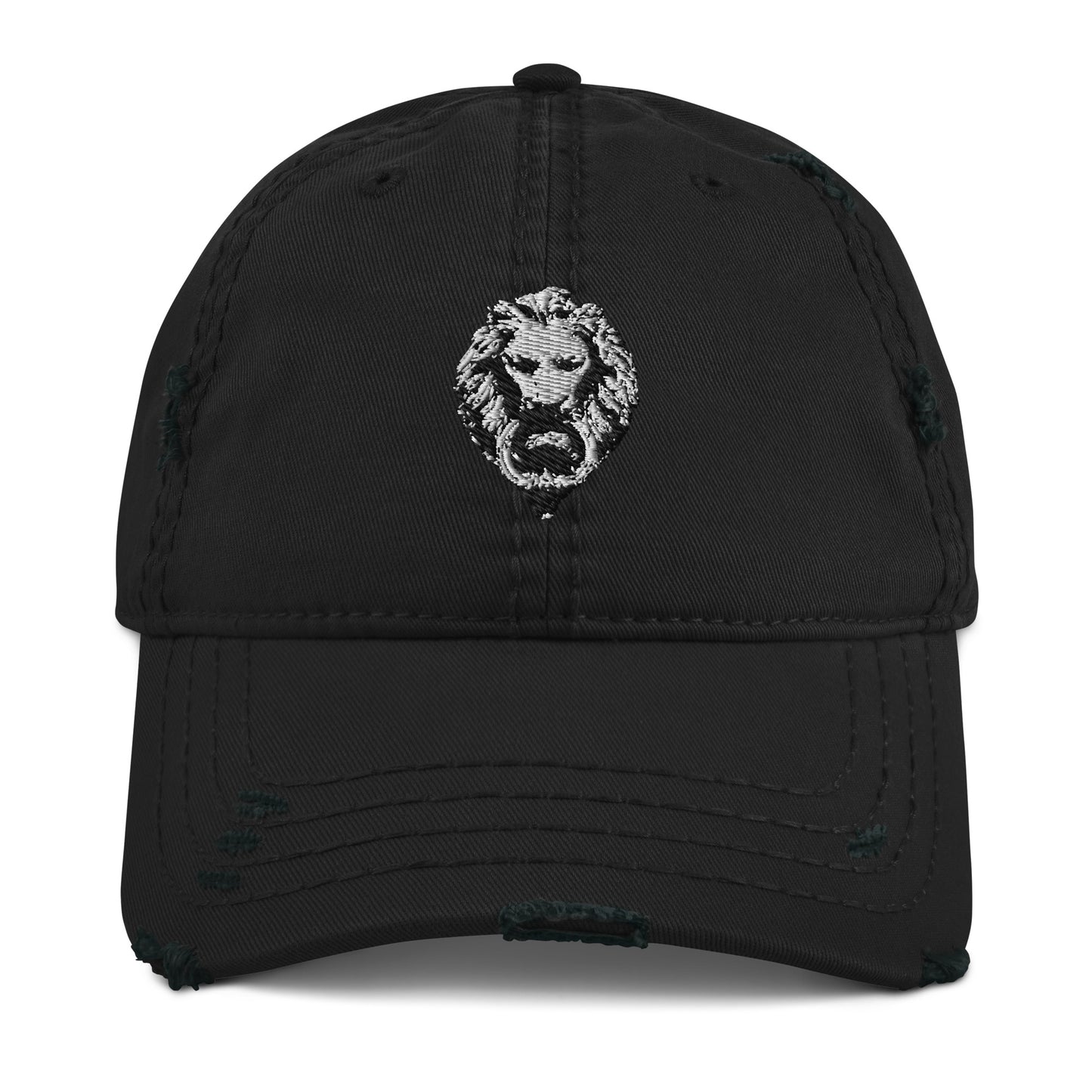 Lion Distressed Dad Hat