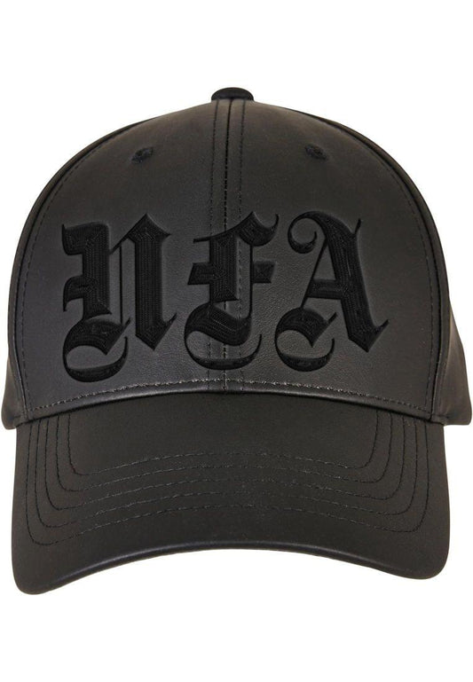 NFA Leather Look Cap - NO FIXED ABODE Punkrock Mens Luxury Streetwear UK