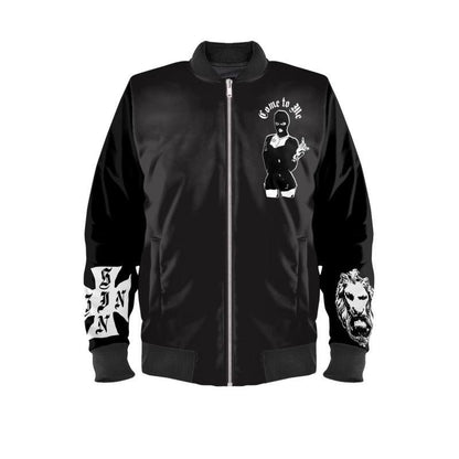 Come To Me Balaclava Girl Bomber Jacket - NO FIXED ABODE Punkrock Mens Luxury Streetwear UK