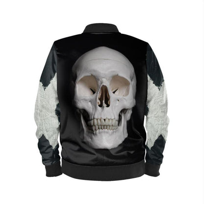 Skull and Cross Bomber Jacket - NO FIXED ABODE Punkrock Mens Luxury Streetwear UK