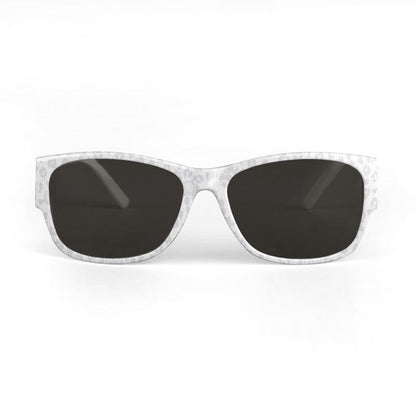 White Leopard Sunglasses - NO FIXED ABODE Punkrock Mens Luxury Streetwear UK